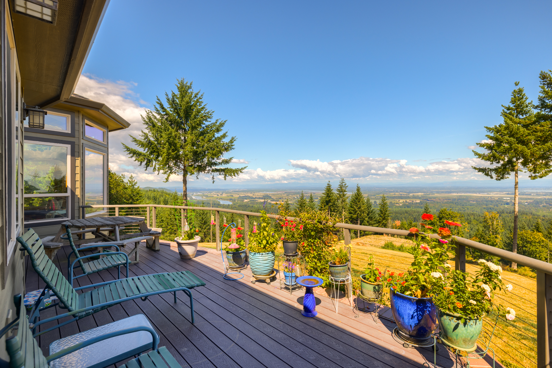 An upscale home representing what buyers typically find above 1 million dollars in the Portland area
